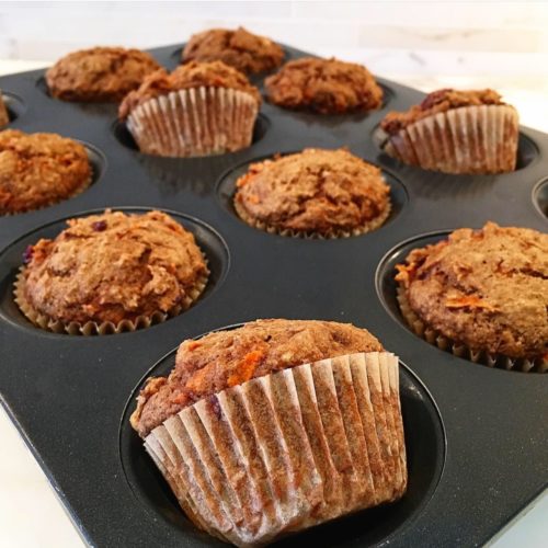 Carrot spice muffins